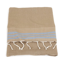 Extra-large Turkish Towel Honeycomb Stripes