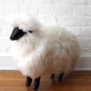 Life-Size Small Lamb Sheep - Black Varnish